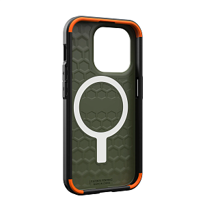 Чехол UAG Civilian с MagSafe для iPhone 15 Pro, зеленый UCV15P-2