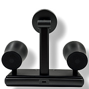 Беспроводное зарядное устройство и акустическая система Porodo Speaker Charging Dock, 15 Вт, черный PD-FWCH050-BK