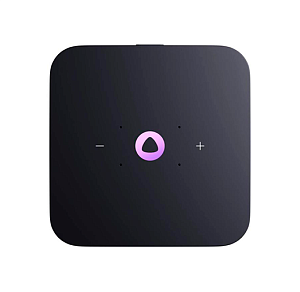 Умная колонка Яндекс Станция Миди с Алисой и Zigbee, серая, Ростест YA-MIDIGR