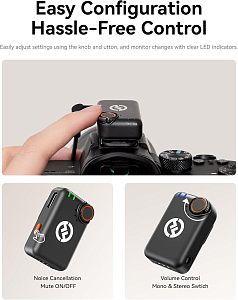 Беспроводной микрофон Hollyland Lark M2S Combo Version HM2SC