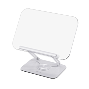 Подставка 360 Porodo для планшета и книг, прозрачный PD-TRN360S-WH
