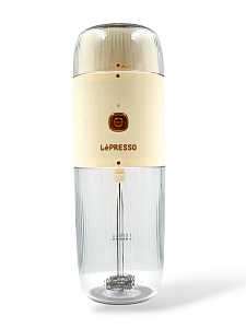 Кофемолка и взбиватель молока LePresso 2 в 1 LPMFGRWH