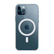 Чехол Clear Case с MagSafe для iPhone 12, силикон, прозрачный 4103