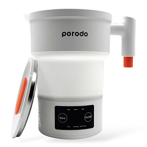 Портативный складной электрический чайник Porodo Lifestyle PD-KTLD850W-WH