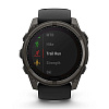 Смарт-часы Garmin Fenix 8 51 мм Solar Sapphire Carbon Gray DLC Titanium with Black/Pebble Gray Silicone 010-02907-11