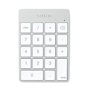 Клавиатура Satechi Wireless Keypad Clavier Sans Fil, серебристый ST-SALKPS