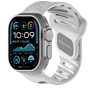 Ремешок Aulumu A02 Sport Band для Apple Watch 44/45/46/49 мм, белый A02-FKM-WT
