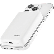 Внешний аккумулятор uBear Flow c MagSafe, 10000 мАч, 12 Вт, белый PB11WH10000-PDM