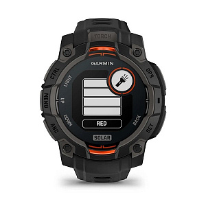 Спортивные часы Garmin Instinct 3 Solar 45 мм Black with Black Band 010-02934-00