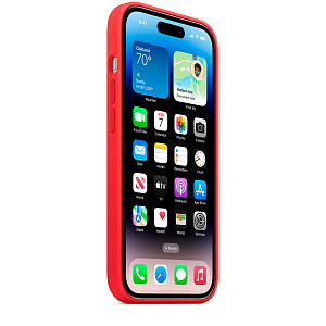 Чехол Silicone Case с MagSafe для iPhone 14 Pro Max, красный 80778