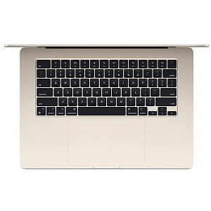 Ноутбук Apple MacBook Air 15" 2025, M4 10-CPU/10-GPU, RAM 16 ГБ, SSD 1 ТБ, сияющая звезда|starlight, Для других стран Z1DF0004Z