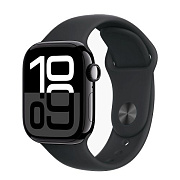 Apple Watch S10 42mm Jet Black Sport Band M/L AW10-744