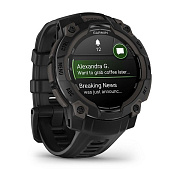 Спортивные часы Garmin Instinct 3 Amoled 45 мм Black with Black Band 010-02936-00