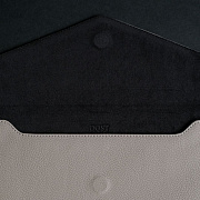 Чехол DOST для MacBook Pro  14", экокожа, серый DOST-39