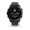 Смарт-часы Garmin Fenix E AMOLED Slate Gray with Black Silicone Band 010-03025-01