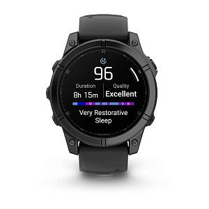 Смарт-часы Garmin Fenix E AMOLED Slate Gray with Black Silicone Band 010-03025-01