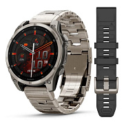 Смарт-часы Garmin Fenix 8 47 мм Amoled Sapphire Titanium Band+Grapphite Silicone Band 010-02904-40