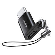 Адаптер Blupebble USB-C - MicroUSB, черный BP-OTG-BK