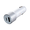Автомобильное зарядное устройство Satechi USB-C - USB-A, 72 Вт, белый ST-TCPDCCS