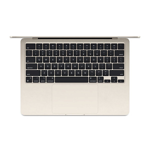 Ноутбук Apple MacBook Air 13.6" 2025, M4 10-CPU/8-GPU, RAM 16 ГБ, SSD 256 ГБ, сияющая звезда|starlight, Для других стран MAM4-18