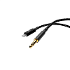 Кабель Powerology AUX - Lightning, 1.2 м, черный PCAB004