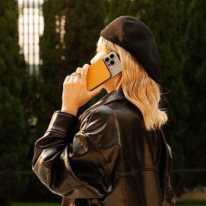 Внешний аккумулятор Native Union с MagSafe, 5000 мАч, оранжевый PB-5KMS-KFT