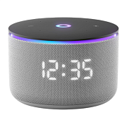 Умная колонка Яндекс Станция Мини 3 Про с Алисой и Zigbee, серая YAM3P-GRY