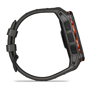 Спортивные часы Garmin Instinct 3 Solar 50 мм Black with Charcoal Band 010-02935-00