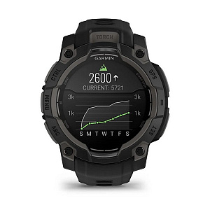 Спортивные часы Garmin Instinct 3 Amoled 45 мм Black with Black Band 010-02936-00