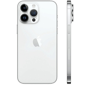 Смартфон Apple iPhone 14 Pro Max 512 ГБ, Dual: nano SIM + eSIM, серебристый, Б/У IP14MC-14