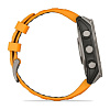 Смарт-часы Garmin Fenix 8 51 mm Amoled Sapphire Titanium Orange/Graphite Silicone Band, Б/У 010-02904-10B