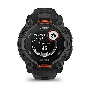 Спортивные часы Garmin Instinct 3 Solar 45 мм Black with Black Band 010-02934-00