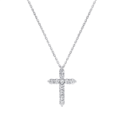 Подвеска Graff Round Diamond Cross Small Pendant RGP007