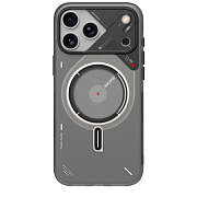 Чехол Aulumu A17 Frosted с MagSafe для iPhone 17 Pro Max, серый A17-TPU-GY-PM