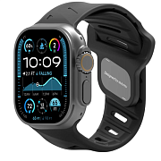 Ремешок Aulumu A02 Sport Band для Apple Watch 44/45/46/49 мм, черный A02-FKM-BK