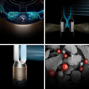 Очиститель воздуха Dyson Purifier humidify+cool formaldehyde Ph2 De-NOX (PH05) White/Gold, Для других стран 545007-01