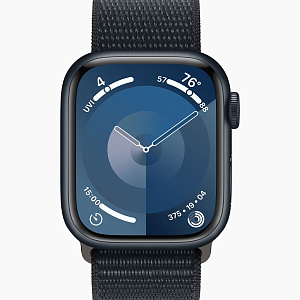 Умные часы Apple Watch Series 9 45 мм Aluminium Case GPS, midnight Sport Band, Б/У AW9-993