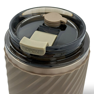 Термокружка LePresso, бежевый LPCM520GD