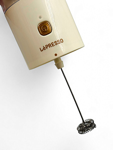 Кофемолка и взбиватель молока LePresso 2 в 1 LPMFGRWH