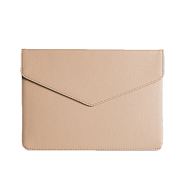 Чехол DOST для MacBook Pro/Air 13", экокожа, бежевый DOS-7