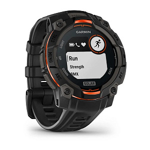 Спортивные часы Garmin Instinct 3 Solar 45 мм Black with Black Band 010-02934-00