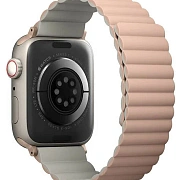Ремешок Uniq Revix Reversible для Apple Watch 44/45/49 мм, магнитный, бежевый 8010