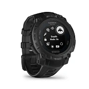 Спортивные часы Garmin Instinct 3 Solar 45 мм Tactical Edition, Black with Black Band 010-02934-90
