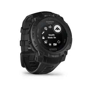 Спортивные часы Garmin Instinct 3 Solar 45 мм Tactical Edition, Black with Black Band 010-02934-90
