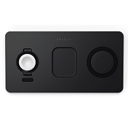 Беспроводное зарядное устройство Satechi Trio Wireless Charging Pad, серый ST-X3TWCPM
