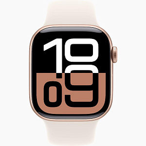 Apple Watch S10 42mm Rose Gold Sport Band Light Blush S/M, Для других стран, Обменный AW10-81