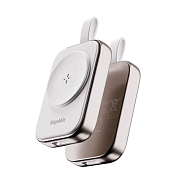 Беспроводное зарядное устройство Blupebble Mini Mag для Apple Watch и AirPods, 5 Вт, белый BWA5W