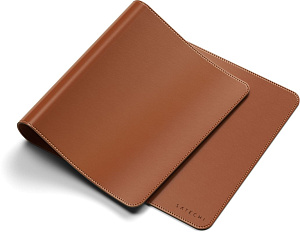 Коврик Satechi Vegan-Leather Premium Desk Mat, коричневый ST-LPDMN
