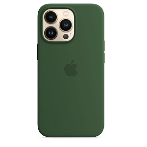 Чехол Silicone Case с MagSafe для iPhone 13 Pro, зеленый 1213