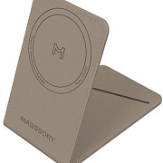 Картхолдер Magssory Tripod Magnetic Vlog Wallet с MagSafe, латте ACL002-LT